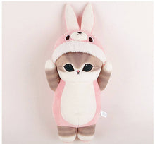 Load image into Gallery viewer, Mofusand Animal Hoodie Plush Doll Tiger Bunny 35cm