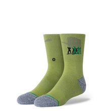 Load image into Gallery viewer, Stance Army Men Kids Green Socks Large