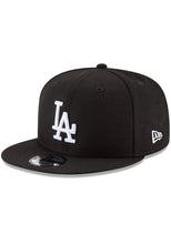 Load image into Gallery viewer, New Era 950 Los Angeles Dodgers Basic Snapback Hat (Black/White) Men's Cap