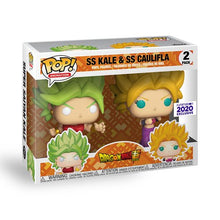 Load image into Gallery viewer, Dragon Ball Super Super Saiyan Kale and Super Saiyan Caulifla Pop! Vinyl 2-Pack - Funimation 2020 Exclusive