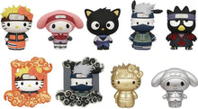Load image into Gallery viewer, Naruto Shippuden X Hello Kitty and Friends 3D Blind Bag Key Rings