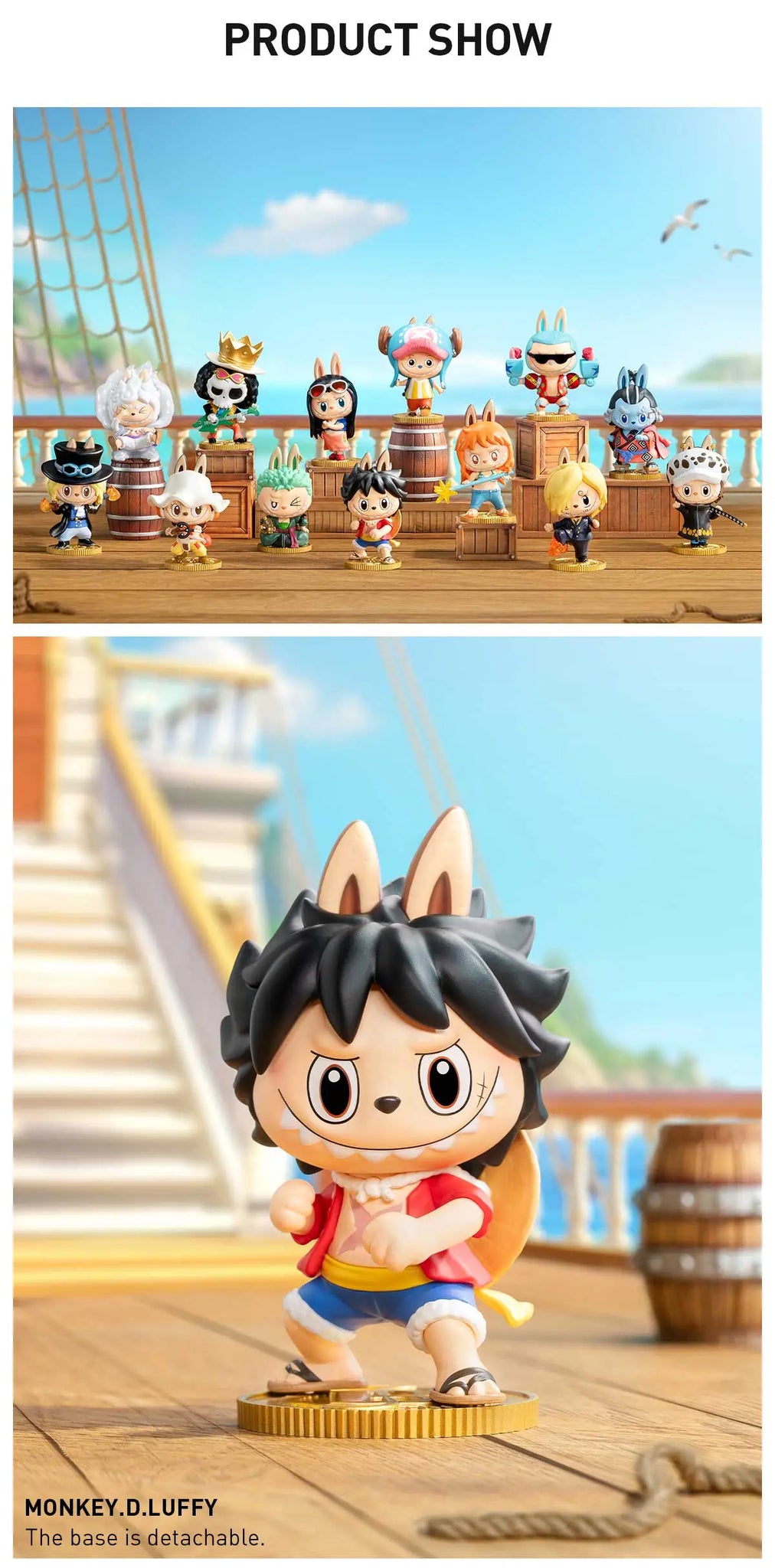monsters one piece POP MART: THE MONSTERS x One Piece Series Figure