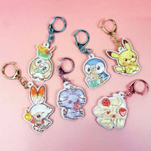 Load image into Gallery viewer, Pokémon Pocket Peace Candy BonBon Mirror Keyring (Random Blind Box)

