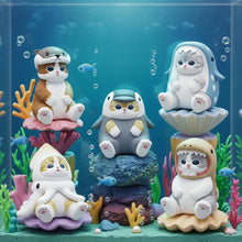 Load image into Gallery viewer, Sitting Aquarium Cats Blind Box Mini Figure | One Random

