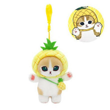 Load image into Gallery viewer, Limited! Mofusand Fruit Costume Plush Keychain  4 Designs
