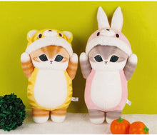 Load image into Gallery viewer, Mofusand Animal Hoodie Plush Doll Tiger Bunny 35cm
