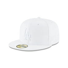 Load image into Gallery viewer, New Era Los Angeles Dodgers White Basic 9Fifty Snapback
