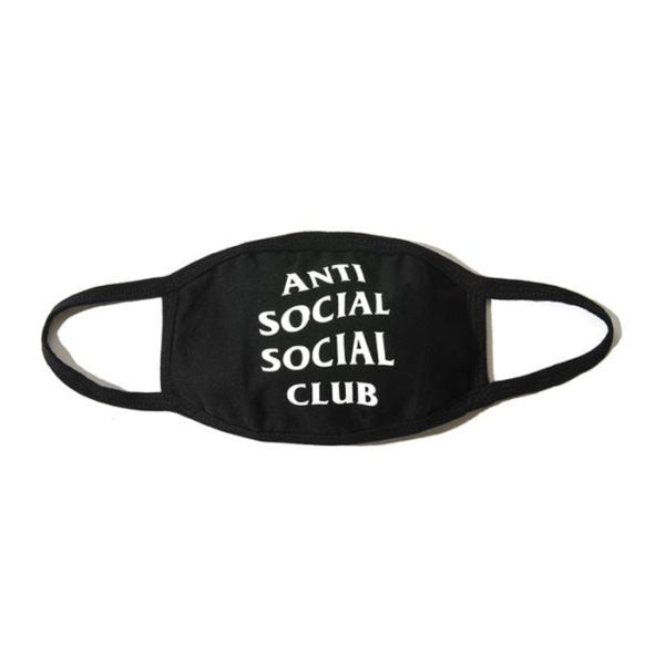 Anti Social Social Club Black Medical Face Mask