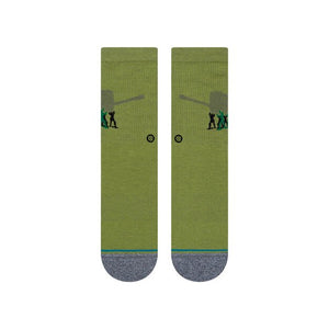 Stance Army Men Kids Green Socks Large