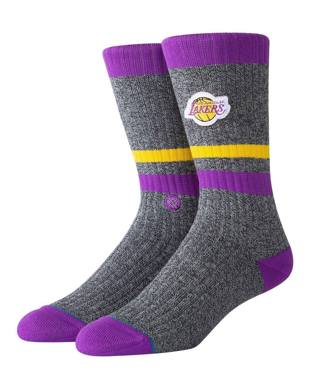 Stance Lakers Boot Socks Large