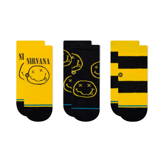 Stance Nirvana Nevermind Socks 3 pack 1-2t
