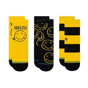 Stance Nirvana Nevermind Socks 3 pack 2-4t