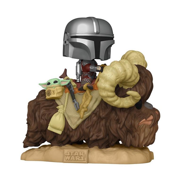Funko Star Wars The Mandalorian on Bantha with Child Deluxe Pop! Vinyl Figure