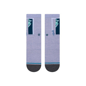 Stance Sully and Boo Kids Purple Socks Large