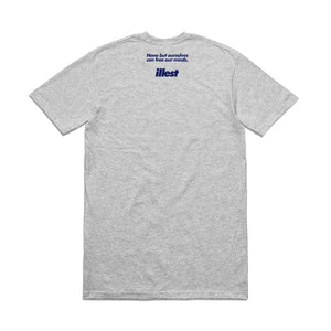 illest Bold Logo Tshirt  Grey