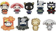 Load image into Gallery viewer, Naruto Shippuden X Hello Kitty and Friends 3D Blind Bag Key Rings
