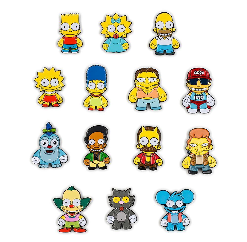Kidrobot The Simpsons Enamel Pin Series