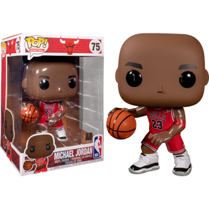 Funko Pop NBA: Bulls 10" Michael Jordan Red Jersey 75