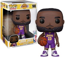 Load image into Gallery viewer, Funko Pop NBA: Lakers 10&quot; Lebron James Purple Jersey

